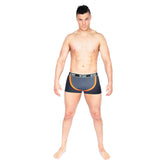 Men's Thor Shorts - Black / Charcoal / Orange